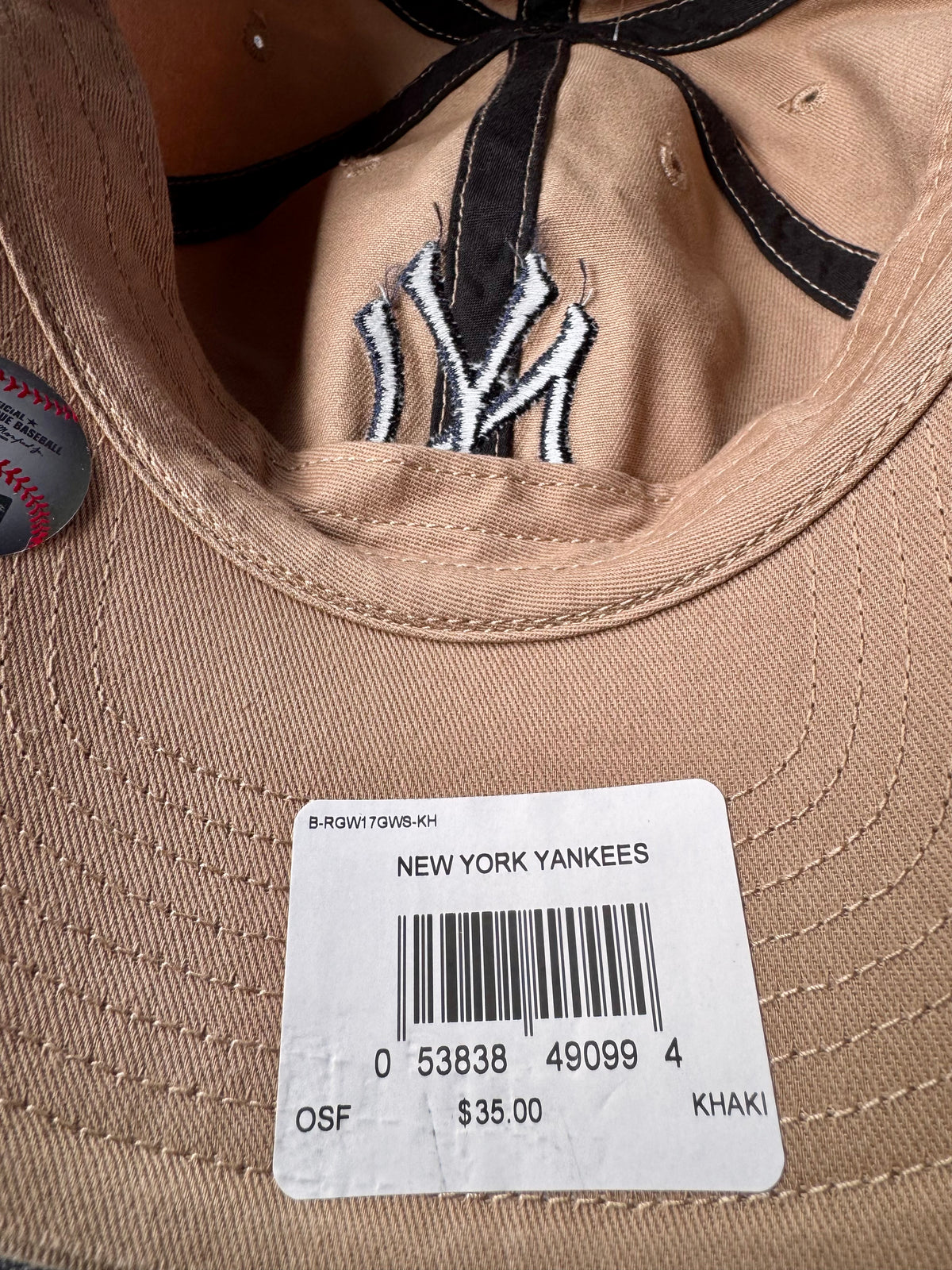 47 Brand NEW YORK YANKEES CLEAN UP -Khaki